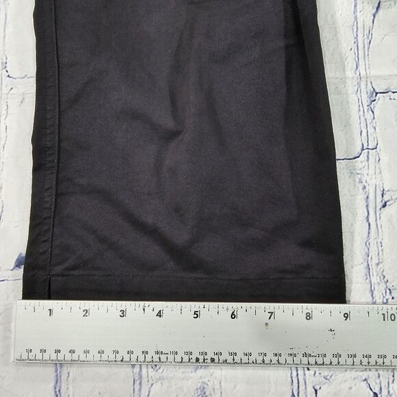 Lauren Ralph Lauren Active WOMENS SZ 12 Pants Black Chino Khaki Capris Preppy - Picture 5 of 10